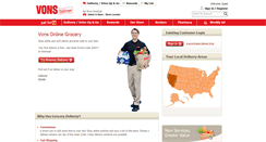 Desktop Screenshot of grocery-delivery.vons.com